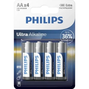 Батарейка Philips Ultra Alkaline AA BLI 4 UA